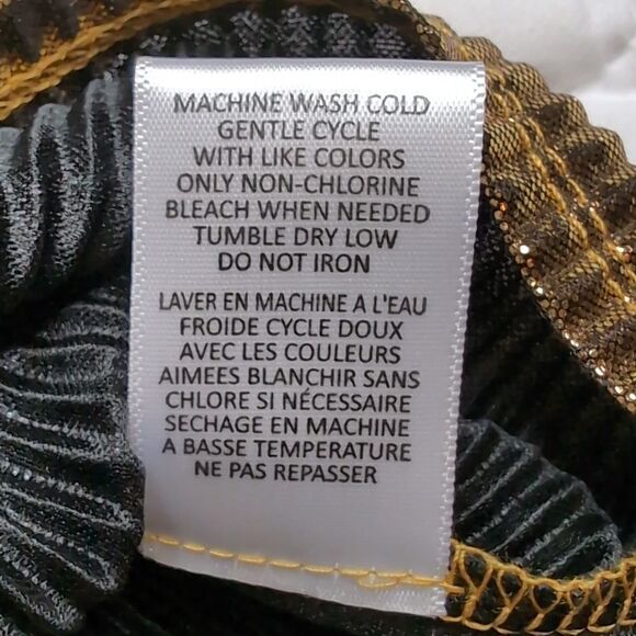 Love Fire Girls Large Gold Ruffle Sleeve Blouse, NEW - Picture 9 of 9